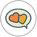 Love Chat Icon