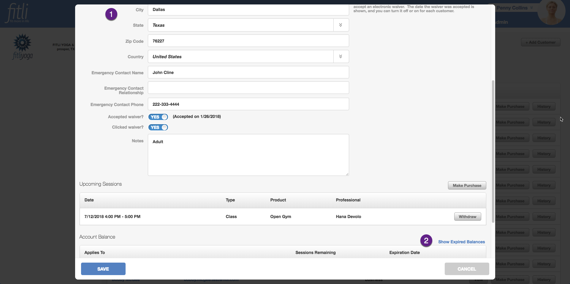 fitli_productupdates_customerprofile Update customer profiles