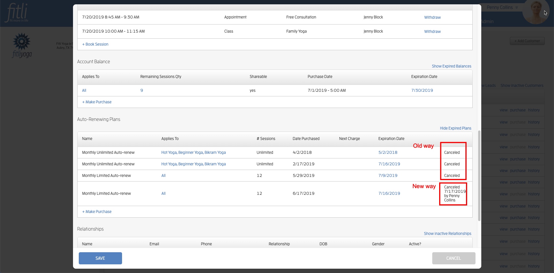 autorenewcancelaudittrail auto renew cancel audit trail