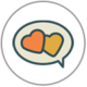 Love Chat Icon