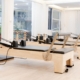 fitness equipment in fitness studio